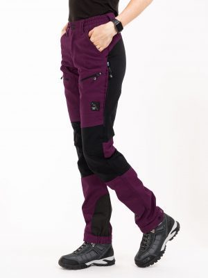 friluftsbyxa dam lila